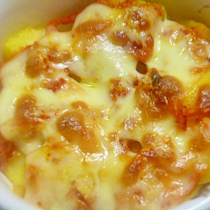 簡単 おつまみ キムチとチーズのポテトグラタン レシピ 作り方 By みずたまsweet 楽天レシピ